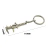 Mini vernier caliper ruler metal keychainKeyrings