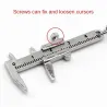Mini vernier caliper ruler metal keychainKeyrings