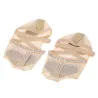 Ballet / dance socks - open toe / protective leather pads - mesh / rhinestonesWomen's fashion