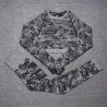 Camouflage fitness set - seamless - long sleeve shirt / leggingsFitness