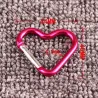 Keychain with lock buckle - quick hanging - heart shapeKeyrings