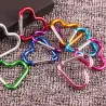 Keychain with lock buckle - quick hanging - heart shapeKeyrings