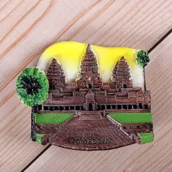 Tourist 3D fridge magnets - Bhutan / Vietnam / Laos / Myanmar / Nepal / CambodiaFridge magnets