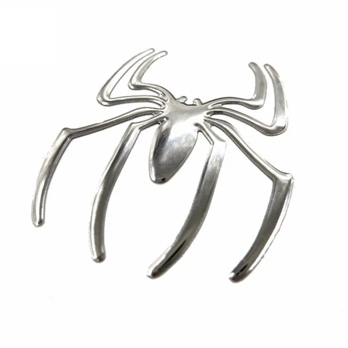 3D spider - car sticker - chromeStickers