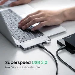 UGREEN - USB C HUB dual type-C to multi USB 3.0 4K HDMI - adapter Thunderbolt 3 - for MacBook Pro AirHubs