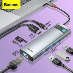 Baseus - USB C HUB USB type-C - multi HUB 3.0 - Ethernet - splitter - adapter - for Macbook / SamsungHubs