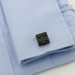 Classic cufflinks - multicolor bricks designCufflinks