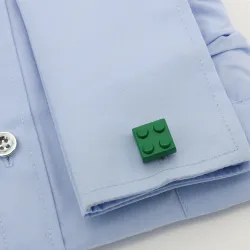 Classic cufflinks - multicolor bricks designCufflinks