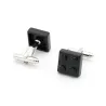 Classic cufflinks - multicolor bricks designCufflinks