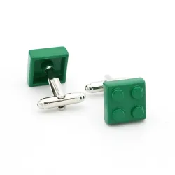 Classic cufflinks - multicolor bricks designCufflinks