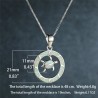 Round opal pendant with turtle - elegant necklaceNecklaces