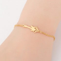 Elegant stainless steel bracelet - elephants / butterflies / heartsBracelets