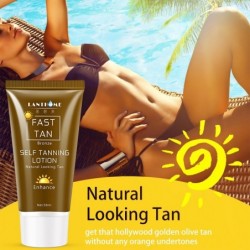 Self tanning lotion - bronzer - quick coloring - for face / body - 50mlSkin