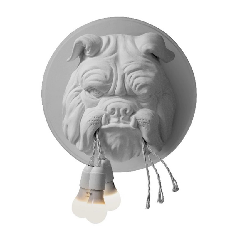 Nordic style - Bulldog's head with bulbs - LED wall lampWall lights