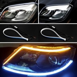 Car LED DRL strip - turn signal / fog lights - flexible - 12V