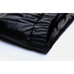 Fashionable short jacket - shiny down winter windbreakerJackets