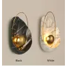 Modern resin wall lamp - LED - shell shapeWall lights