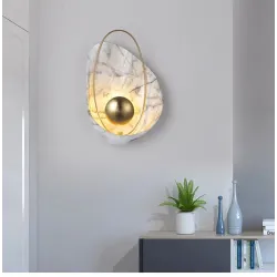 Modern resin wall lamp - LED - shell shapeWall lights