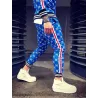 Fashionable sports tracksuit - sweatshirt with a zipper / long pants - slim fit - 3D printingPants