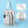 Stylish handbag - laptop backpack - with USB charging port - waterproofHandbags