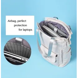 Stylish handbag - laptop backpack - with USB charging port - waterproofHandbags