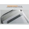 Fashionable backpack - bag for 15'' laptop - with USB charging port - waterproofBackpacks