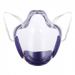Transparent protective face mask - plastic shield - with filterMouth masks