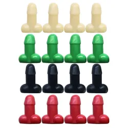 Universal tire valves - luminous - for cars / bicycles / motorcycles - penis shaped - 4 piecesWheel parts