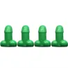 Universal tire valves - luminous - for cars / bicycles / motorcycles - penis shaped - 4 piecesWheel parts