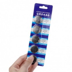 Button lithium battery - CR2430 - 3V - 5 pieces