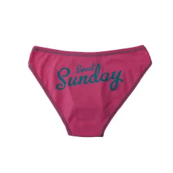 Sexy cotton panties - every weekday print - 7 piecesLingerie