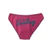 Sexy cotton panties - every weekday print - 7 piecesLingerie
