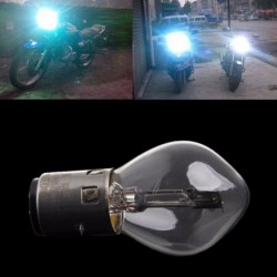 Motorcycle LED light bulb - white - 12V - 35W - 10A - B35 / BA20D