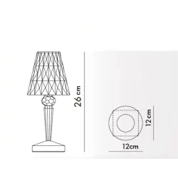 Modern crystal night lamp - touch control - USBLights & lighting