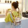 Small plaid backpack - shoulder bagBackpacks
