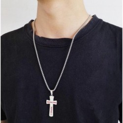 Cross with baseball pattern - with necklace - "I CAN DO ALL THINGS" engravingNecklaces