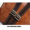 Vintage leather backpack - with anti theft zippers / buckles - waterproofBackpacks