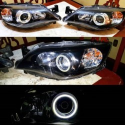 Car / motorcycle headlight - COB - LED - DRL - angel eye - Halo Ring lamp - 12V
