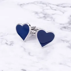 Classic heart shaped cufflinksCufflinks