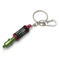 Car shock absorber - metal keychainKeyrings