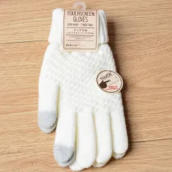 Warm thick winter gloves - touch screen function - cashmereGloves