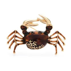 Elegant brooch - crab shapedBrooches
