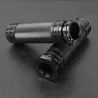 Motorcycle black handlebar grips - aluminum - for Harley VRSC XL XR Dyna Softail / 96-07 Touring - 25mmHand Grips & End