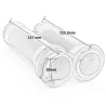 Chrome motorcycle handlebar grips - 25mm - for Harley Sportster / Touring / DynaHand Grips & End