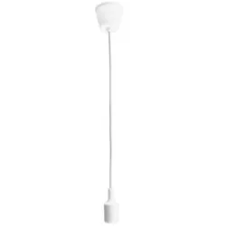 E27 - ceiling lamp holder - socket - silicone rope - 90cmLighting fittings