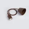 E27 - ceiling lamp holder - socket - silicone rope - 90cmLighting fittings