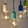E27 - ceiling lamp holder - socket - silicone rope - 90cmLighting fittings