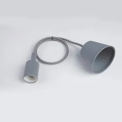 E27 - ceiling lamp holder - socket - silicone rope - 90cmLighting fittings