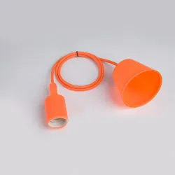 E27 - ceiling lamp holder - socket - silicone rope - 90cmLighting fittings