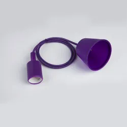 E27 - ceiling lamp holder - socket - silicone rope - 90cmLighting fittings